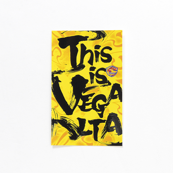 This is VEGALTA ステッカー（ゴールド）