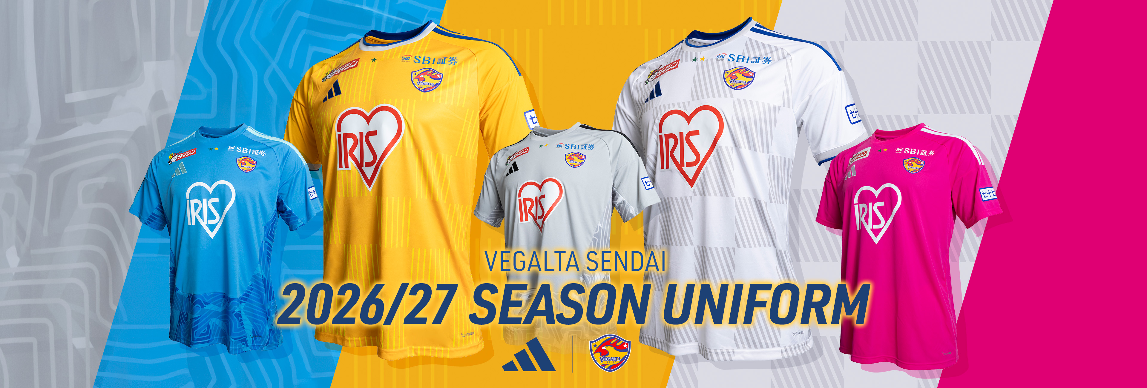 VEGALTA SENDAI 2026/27 UNIFORM